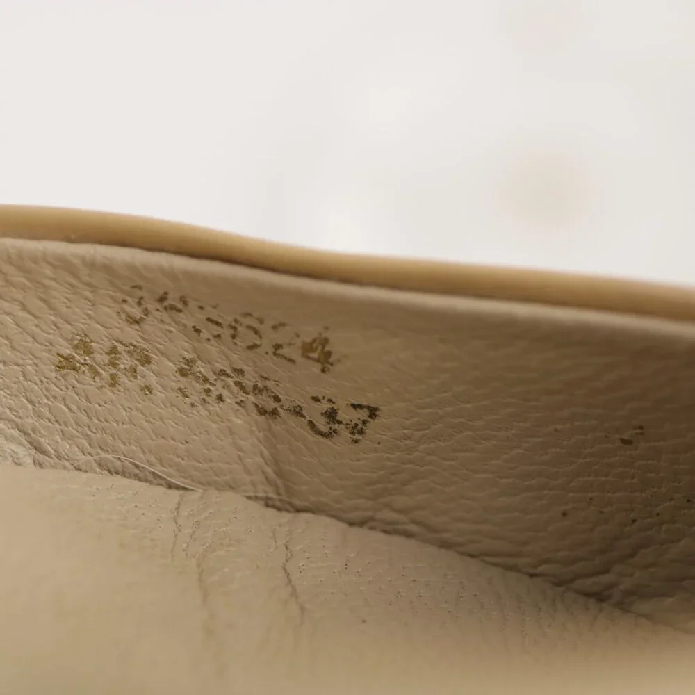 Boden Womens Flat Size 6 Nude Tan Patent Black Pointed Ankle Strap Shoe Pointed - Picture 11 of 12